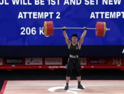 Pecahkan Catatan Dunia, Rahmat Erwin Abdullah Raih Emas Asian Games 2026