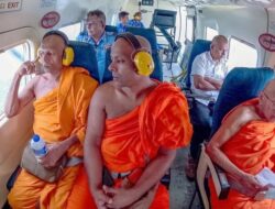 Sri Lanka Terbangkan 3 Biksu Sebagai Berdoa Di Langit Minta Turun Hujan